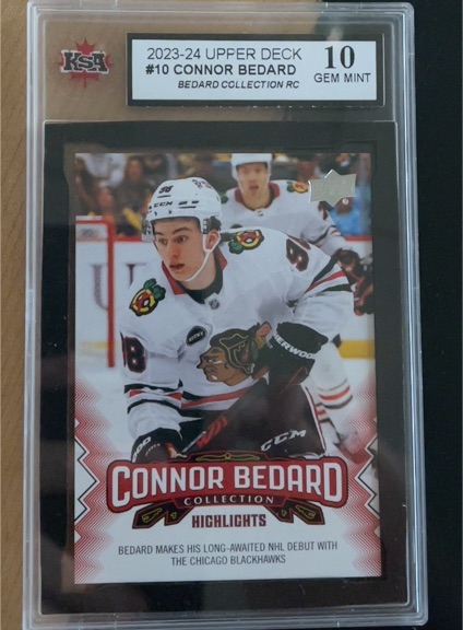 2023-24 Upper Deck #10 Connor Bedard Collection Highlights — front
