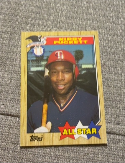 1987 Topps #611 Kirby Puckett — front