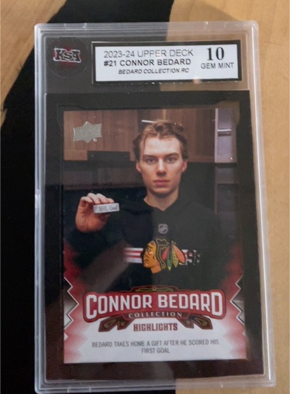 2023-24 Upper Deck Connor Bedard Collection #21 Connor Bedard — front