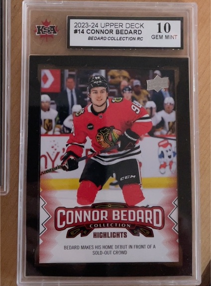 2023-24 Upper Deck Connor Bedard Collection #14 — front