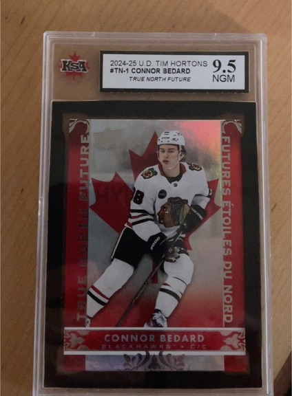 2024-25 Upper Deck Tim Hortons #TN-1 Connor Bedard — front