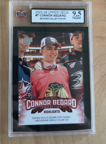 2023-24 Upper Deck Connor Bedard Collection Highlights #7 Connor Bedard — front