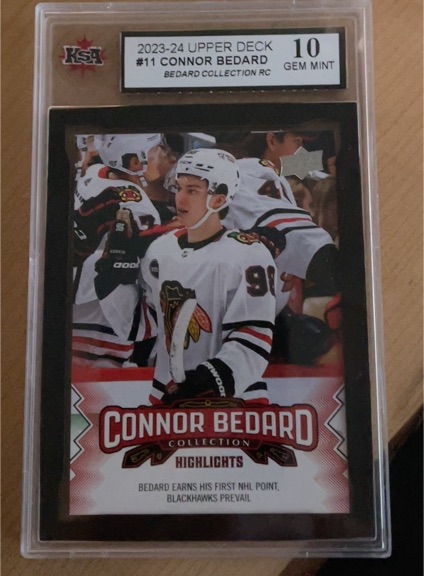2023-24 Upper Deck Connor Bedard Collection Highlights #11 Connor Bedard — front