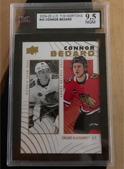 2024-25 Upper Deck Tim Hortons #45 Connor Bedard — front