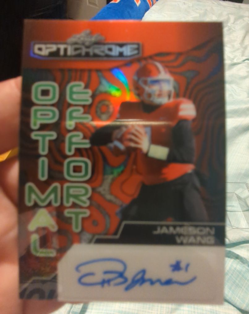 2024 Leaf Optichrome OOE-JW1 Jameson Wang — front