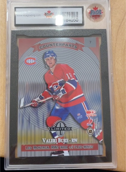 1997-98 Donruss Limited #7 Valeri Bure Counterparts — front