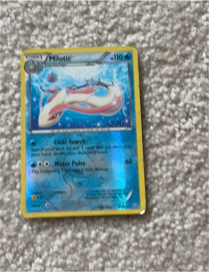2008 Pokémon TCG Dragons Exalted #28 Milotic — front