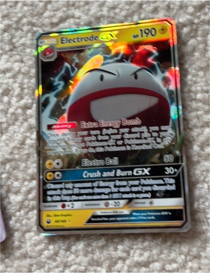 2017 Pokémon Sun & Moon Celestial Storm #48 Electrode GX — front