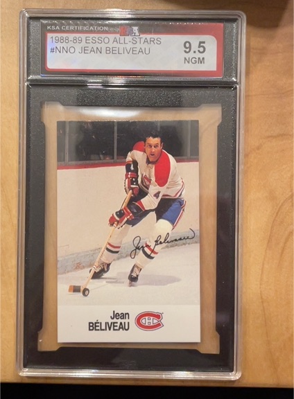 1988-89 Esso All-Stars #NNO Jean Beliveau — front
