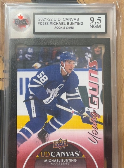 2021-22 Upper Deck Canvas #C388 Michael Bunting — front
