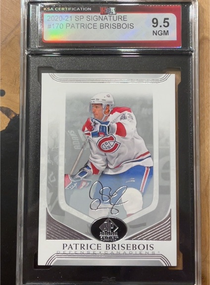 2020-21 Upper Deck SP Signature Edition #170 Patrice Brisebois — front