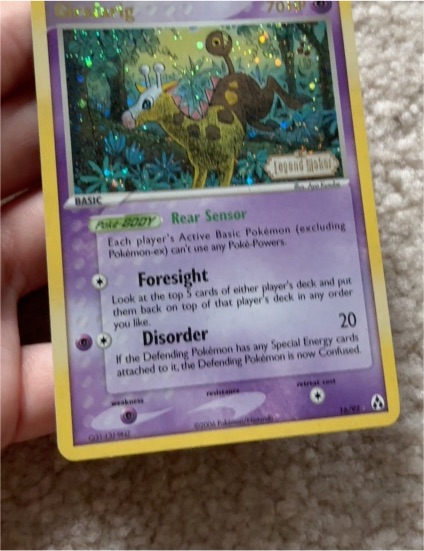2006 Pokemon EX Legend Maker #16 Girafarig — front