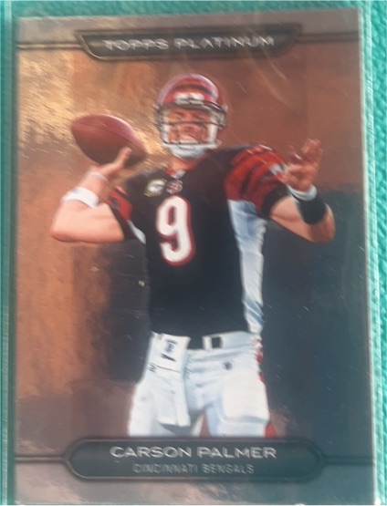 2010 Topps Platinum #38 Carson Palmer — front