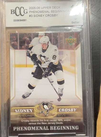 2005-06 Upper Deck Phenomenal Beginnings #3 Sidney Crosby — front