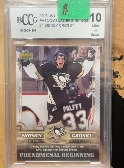 2005-06 Upper Deck Phenomenal Beginnings #4 Sidney Crosby — front