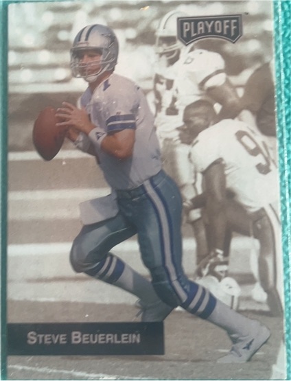 1993 Playoff #57 Steve Beuerlein — front