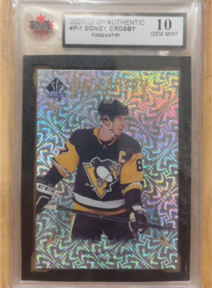 2021-22 Upper Deck SP Authentic Pageantry #P-1 Sidney Crosby — front
