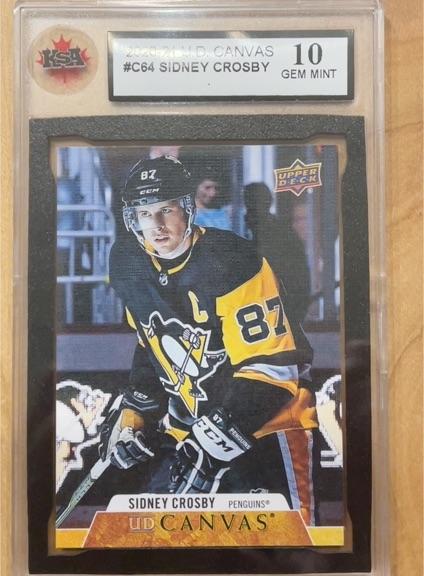 2020-21 Upper Deck UD Canvas #C64 Sidney Crosby — front