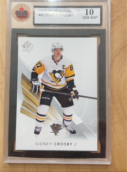 2017-18 SP Authentic #45 Sidney Crosby — front