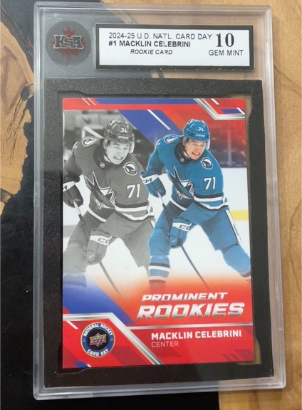 2024-25 Upper Deck National Hockey Card Day #NHCD-1 Macklin Celebrini — front