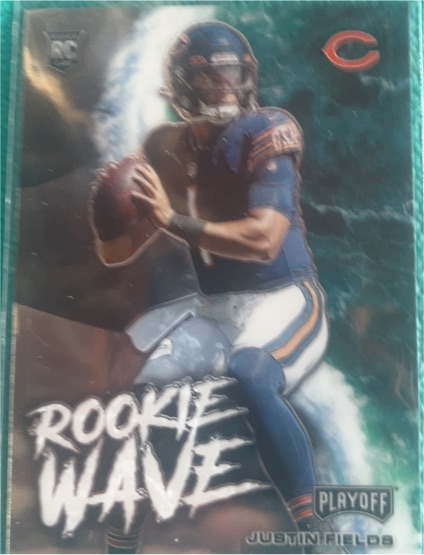 2021 Panini Playoff Rookie Wave #RW-JFI Justin Fields — front