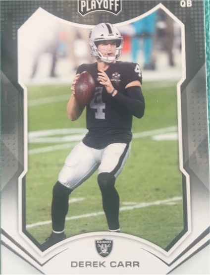 2021 Panini Playoff #88 Derek Carr — front