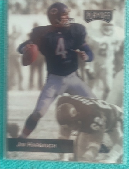 1993 Playoff Football #4 Jim Harbaugh — front