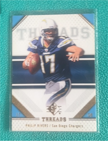 2009 Upper Deck SP Threads #77 Philip Rivers — front