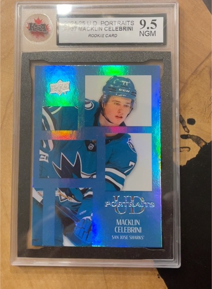 2024-25 Upper Deck Series 2 #P37 Macklin Celebrini — front
