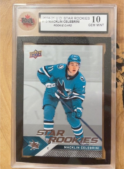 2024-25 Upper Deck Star Rookies #13 Macklin Celebrini — front