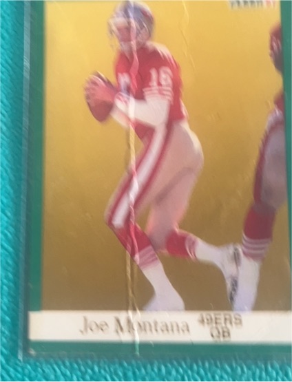 1991 Fleer #360 Joe Montana — front