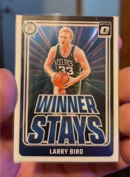 2024-25 Donruss Optic #19 Larry Bird Winner Stays — front