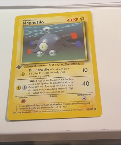 1999 Pokémon Base Set #53 Magnemite — front