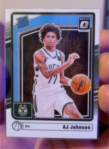 2024-25 Panini Donruss Optic #277 AJ Johnson — front