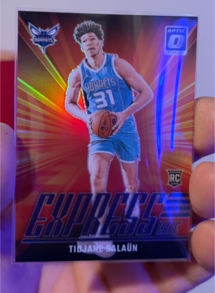 2024-25 Panini Donruss Optic #8 Tidjane Salaun Express Lane — front