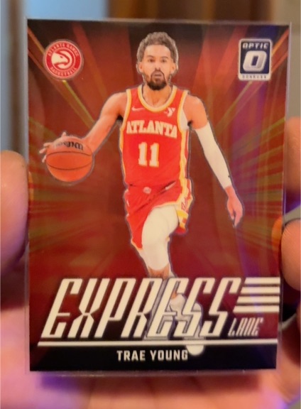 2024-25 Donruss Optic #5 Trae Young Express Lane — front