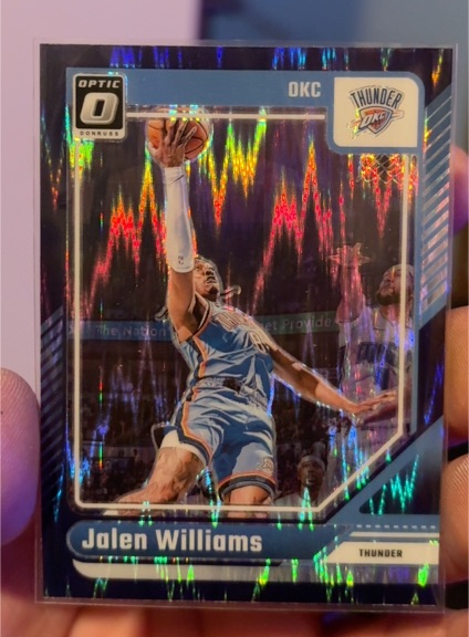 2024-25 Donruss Optic Jalen Williams — front