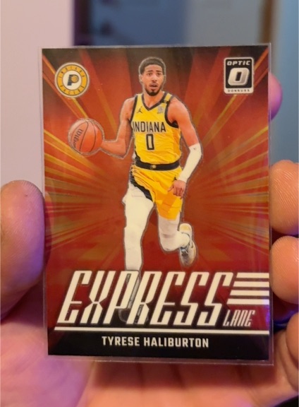 2024-25 Panini Donruss Optic #25 Tyrese Haliburton Express Lane — front