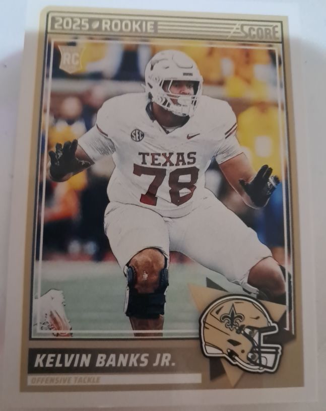 2025 Panini Score #23 Kelvin Banks Jr. — front