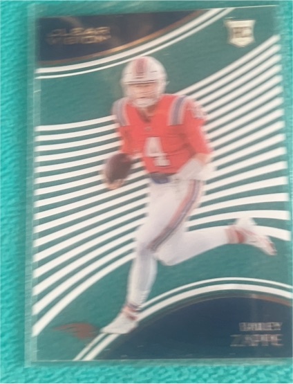 2022 Panini Chronicles Clear Vision Rookies #CVR-4 Stetson Bennett — front