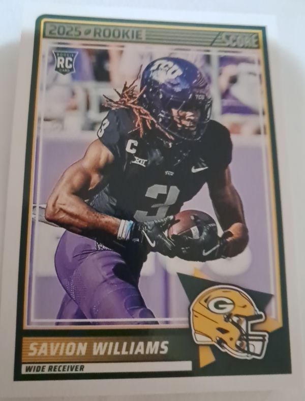2025 Panini Score #54 Savion Williams — front