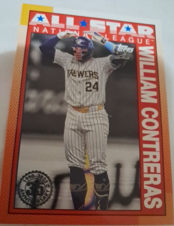 2025 Topps Series 2 #90AS-42 William Contreras — front