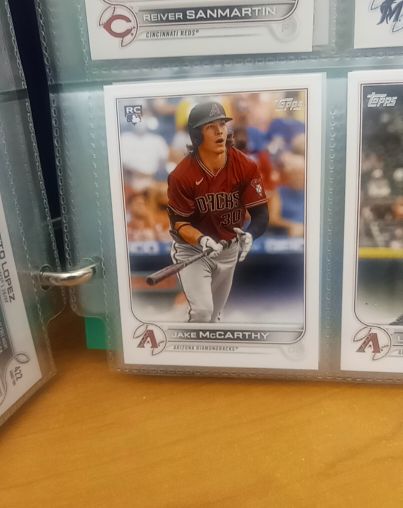 2022 Topps Series 2 #370 Jake McCarthy Rookie Card — front