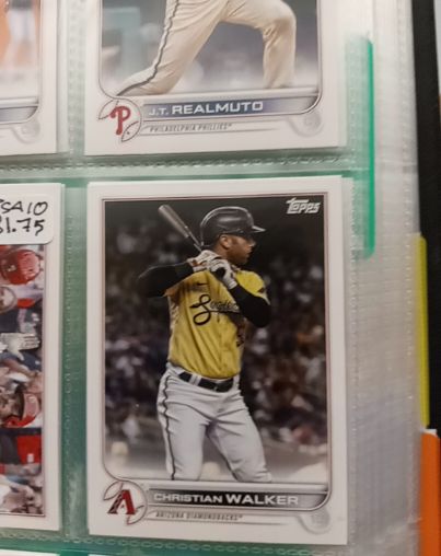 2022 Topps Series 1 #75 Christian Walker — front