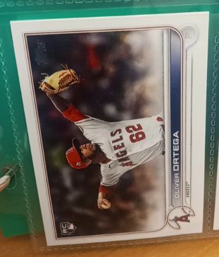 2022 Topps #554 Oliver Ortega — front
