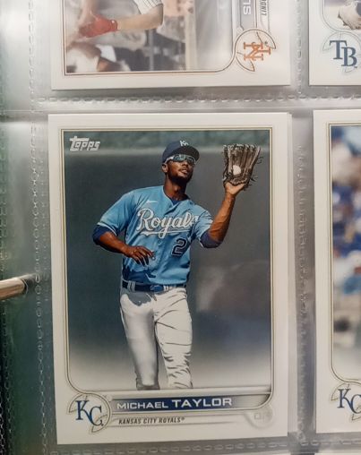 2022 Topps #483 Michael Taylor — front