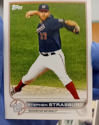 2022 Topps #492 Stephen Strasburg — front