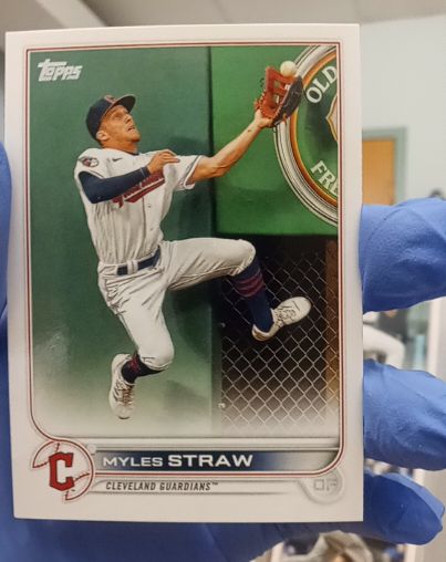 2022 Topps Series 2 #654 Myles Straw — front