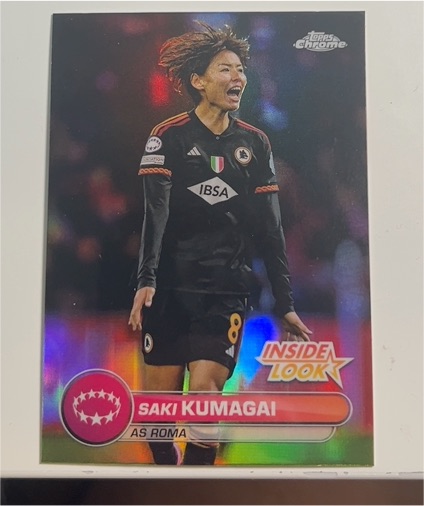 2023-24 Topps Chrome UEFA Women's Inside Look #IL-9 Saki Kumagai — front