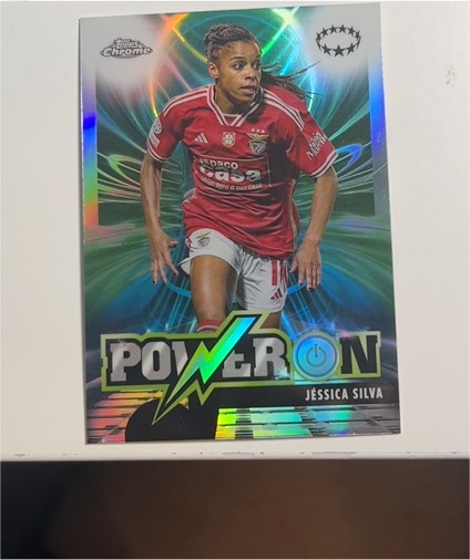 2023-24 Topps Chrome UEFA Women's #PO-8 Jéssica Silva Power On — front